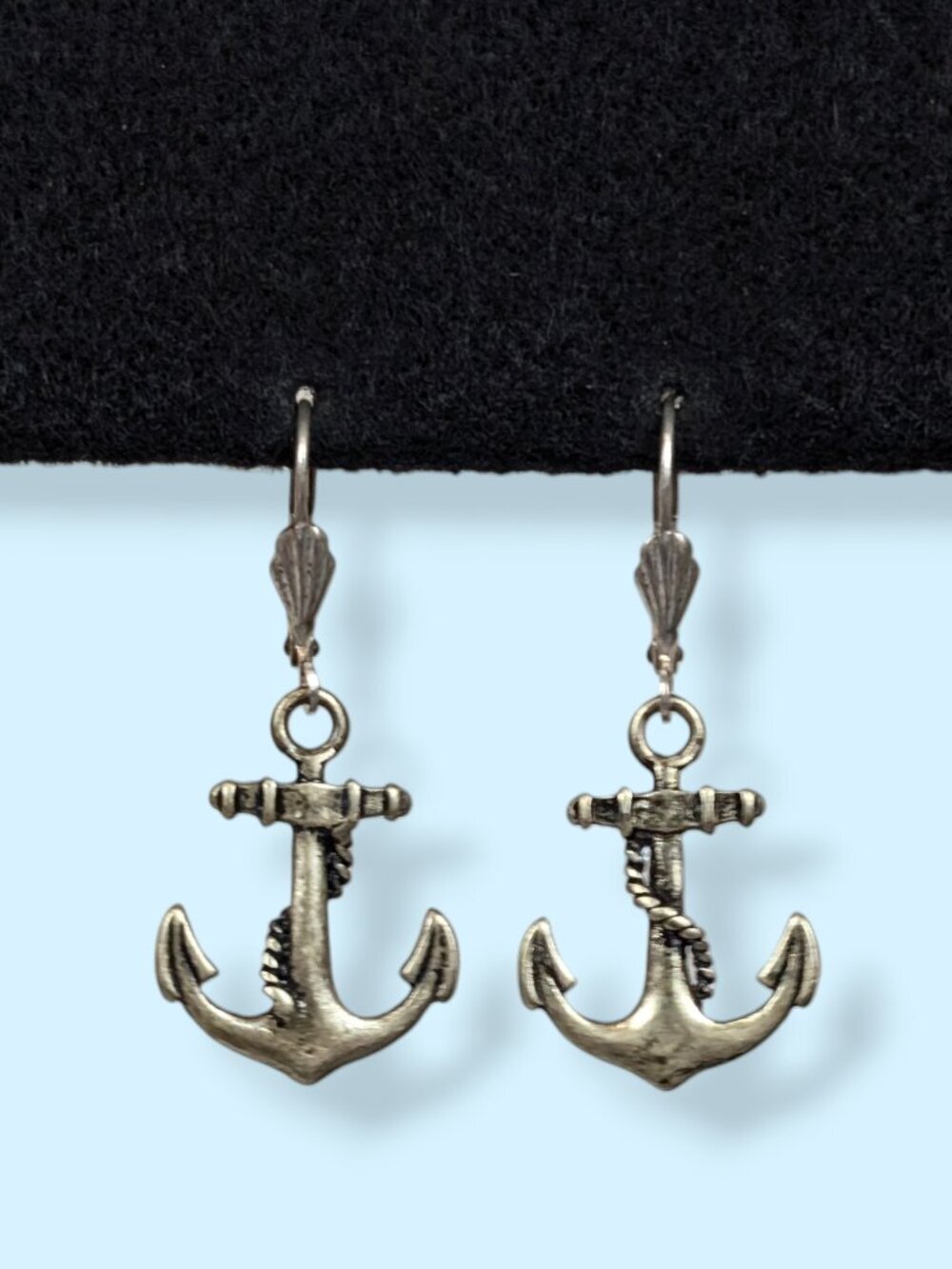 (2/$20) Vintage Dangling Anchor Earrings